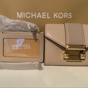 Michael Kors Whitney Small Leather Chain Wallet